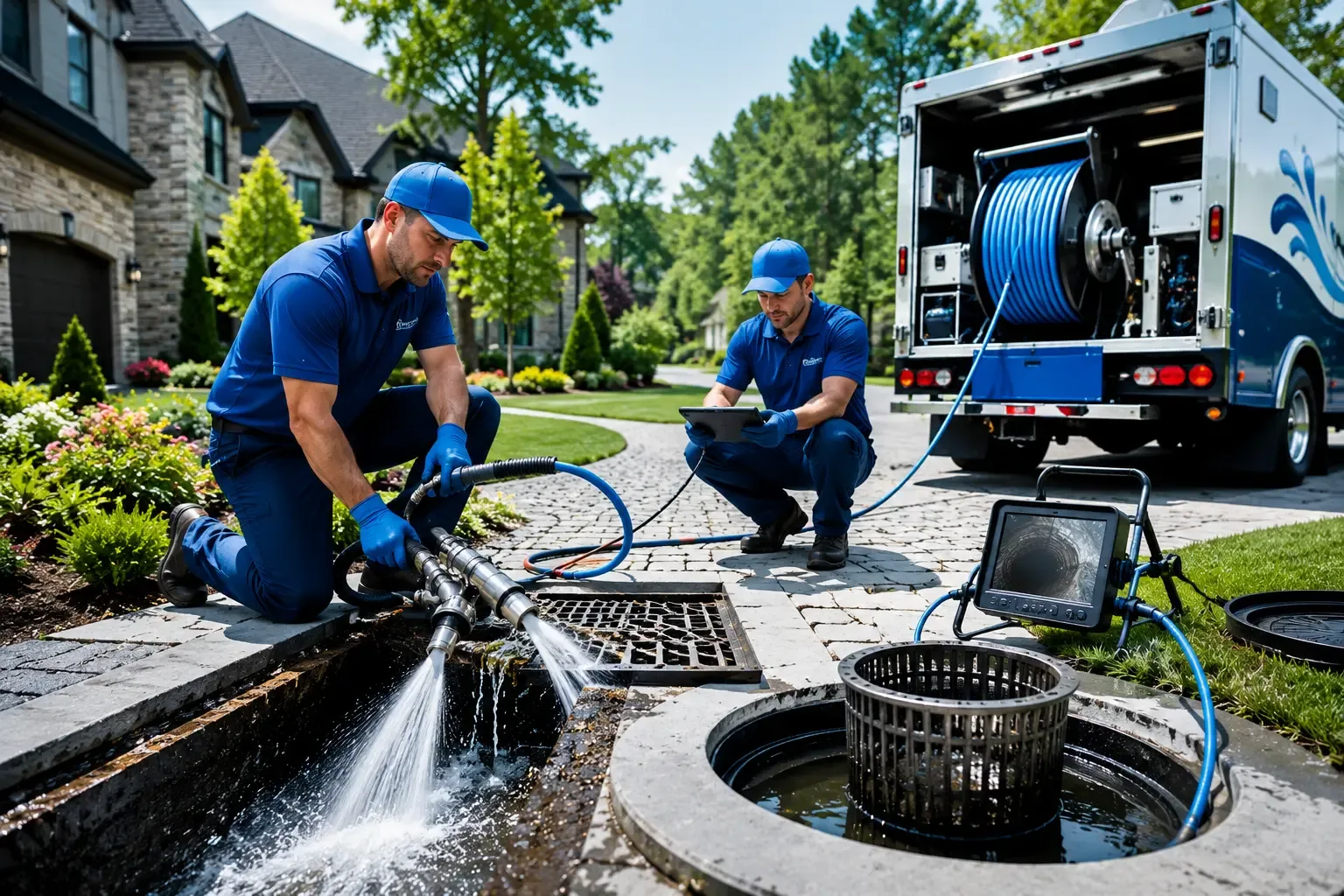 Local outdoor drain cleaning professionals in Flora, LA